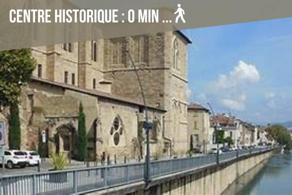 La Chaumiere, Centre Historique, Fibre, Ess, Rez-De-Chaussee, Bedinshop Romans-sur-Isere Ngoại thất bức ảnh